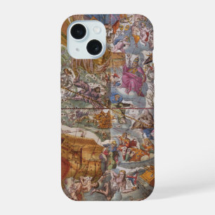 Vintage Astronomy, Map of Christian Constellations iPhone 15 Case