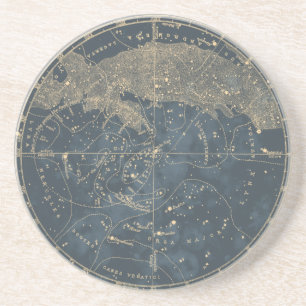 Vintage Astronomy Stars of the Northern Hemisphere Coaster