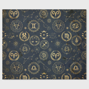 Vintage Astronomy Wrapping Paper