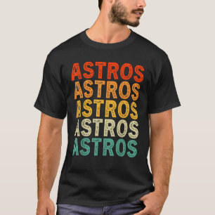 Vintage Astros Retro Style 70s 80s First Name T-Shirt