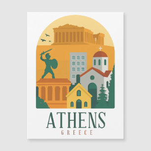 Vintage Athens Greece Travel – Parthenon