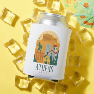 Vintage Athens Greece Travel – Parthenon Can Cooler
