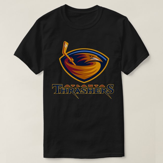 Vintage Atlanta Hockey Retro Thrashers 2 T-Shirt (Design Front)
