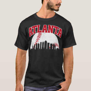 Vintage Atlanta Skyline City Gameday Retro Vintage T-Shirt