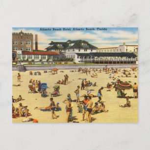 Vintage, Atlantic Beach Hotel, Florida Postcard