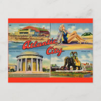Vintage Atlantic City NJ Postcard