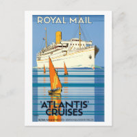 VINTAGE ATLANTIS OCEAN LINER TRAVEL