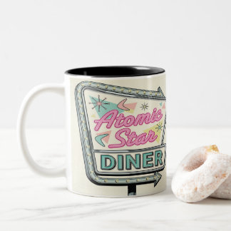 Vintage Atomic Diner Roadside Sign Coffee Mug