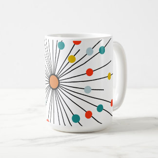 Vintage Atomic Dot Retro Coffee Mug