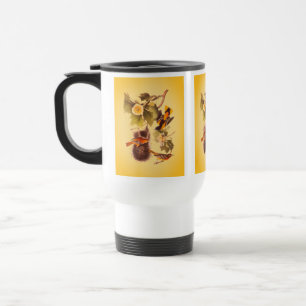 Vintage Audubon Birds Troupial Orioles  Travel Mug