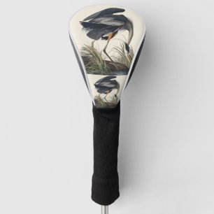 Vintage Audubon Great Blue Heron Bird Nature Art Golf Head Cover