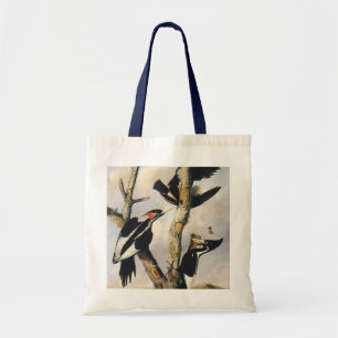 Vintage Audubon Ivory Billed Woodpecker Art Tote Bag