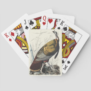 Vintage Audubon Wild Turkey Thanksgiving Decor Art Playing Cards