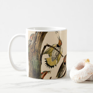 Vintage Audubon Yellow-shafted Flicker Painting Coffee Mug