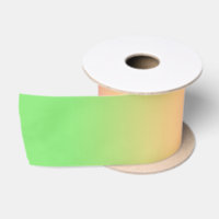 Vintage Aura Green Yellow Pink Gradient Ombre