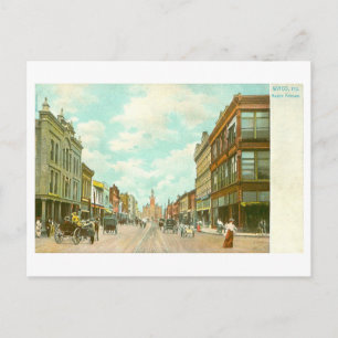 Vintage Austin Avenue, Waco, Texas Postcard