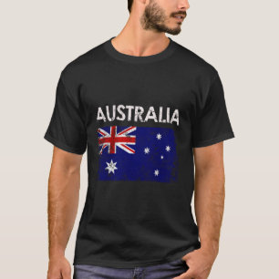 Vintage Australia Australian Flag Pride Hoodie T-Shirt