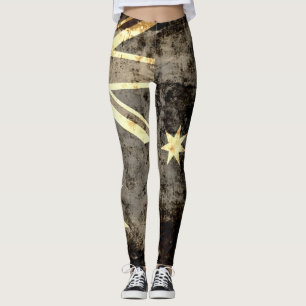 Vintage Australia Flag #5 Leggings