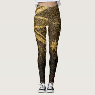 Vintage Australia Flag #8 Leggings