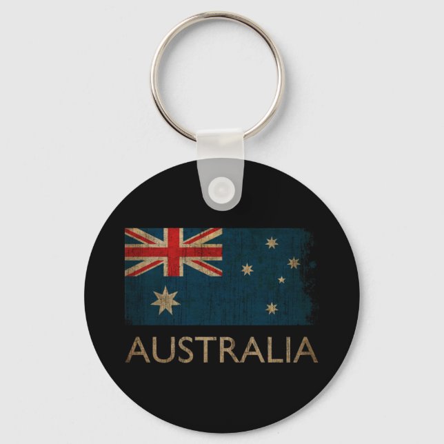 Vintage Australia Key Ring (Front)