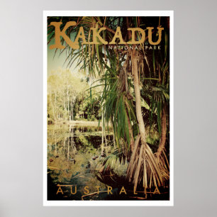 Vintage Australia travel poster