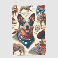 Vintage Australian Cattle Dog Illustration