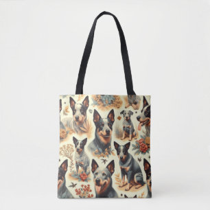 Vintage Australian Cattle Seamless Tote Bag