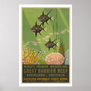 Vintage Australian Travel Poster