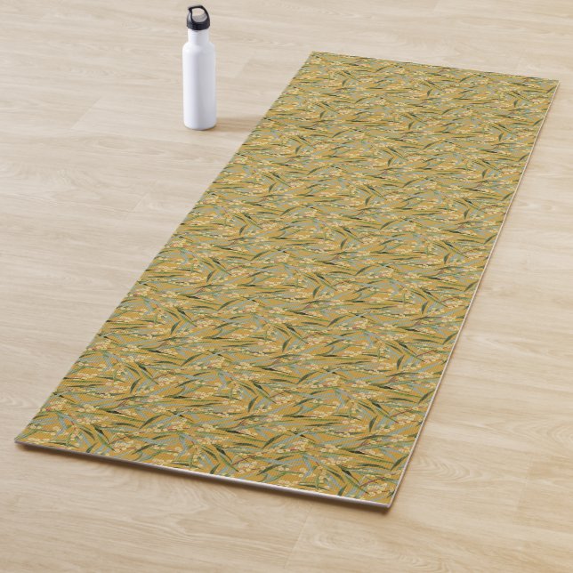 Vintage Australian Wattle  Yoga Mat (In Situ)