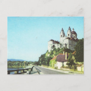 Vintage Austria Abbey of Melk, Wachau, Postcard
