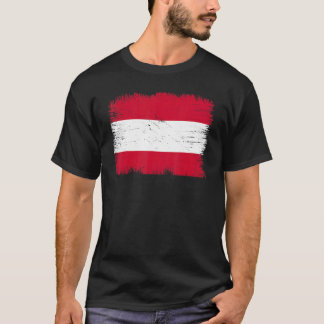Vintage Austria Flag Austrian Independence Day T-Shirt