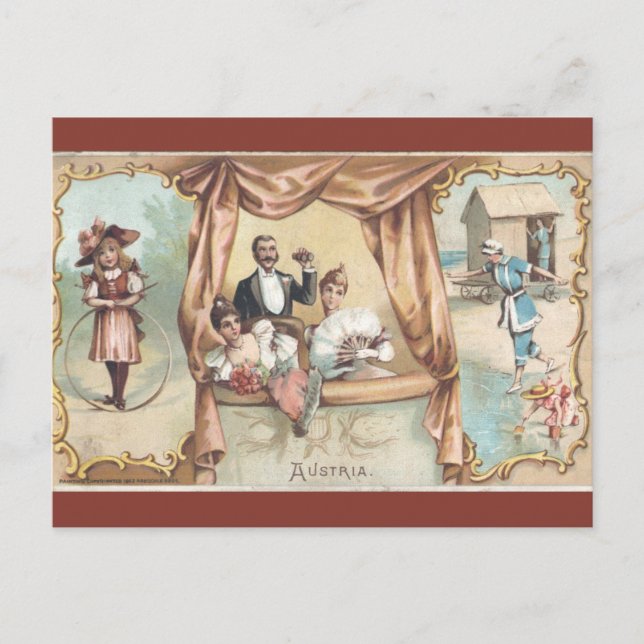 Vintage Austria Postcard (Front)