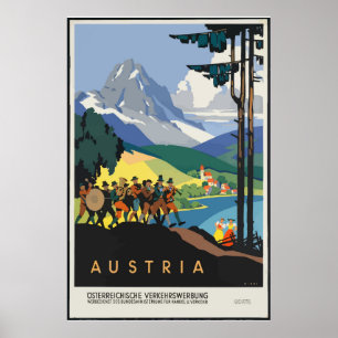 Vintage Austria Travel Classic Poster