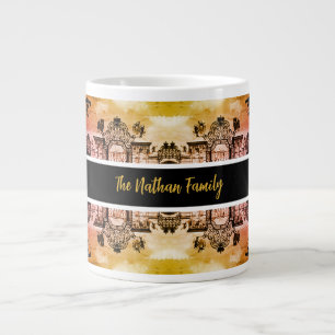 Vintage Austria Vienna Belvedere castle gate Giant Large Coffee Mug