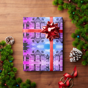 Vintage Austria Vienna Belvedere castle gate Wrapping Paper