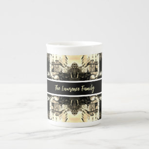 Vintage Austria Vienna Dreimaderlhaus Fiaker Bone China Mug