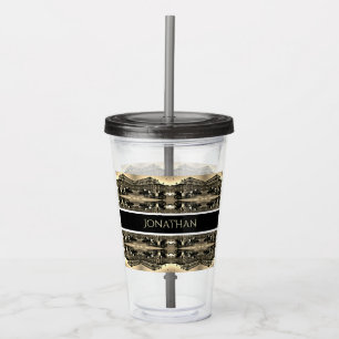 Vintage Austria Vienna Fiaker Staatsoper opera Acrylic Tumbler