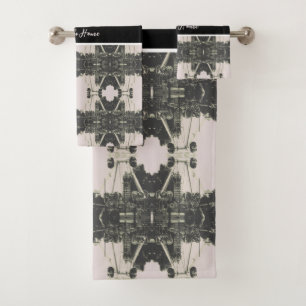 Vintage Austria Vienna Prater amusement park Bath Towel Set