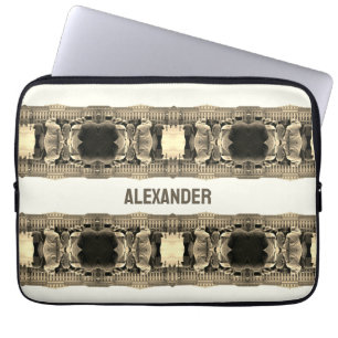 Vintage Austria Vienna Schonbrunn 1970 iPad Smart  Laptop Sleeve