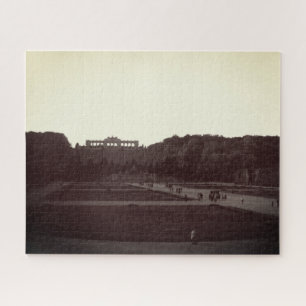 Vintage Austria Vienna Schonbrunn Gardens Jigsaw Puzzle
