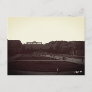 Vintage Austria Vienna Schonbrunn Gardens Postcard