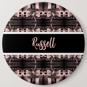 Vintage Austria Vienna Spanish Courbette 6 Cm Round Badge