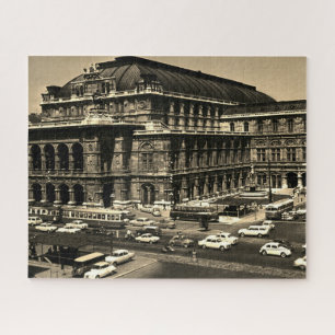 Vintage Austria Vienna Staatsoper opera Jigsaw Puzzle