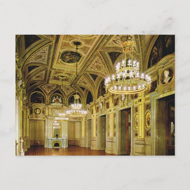 Vintage Austria, Wien, Opera House Postcard (Front)