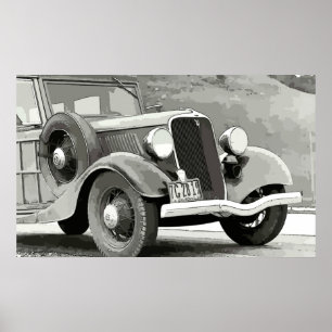 Vintage Auto Canvas Print