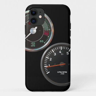 Vintage auto instruments / Classic car gauges iPhone 11 Case