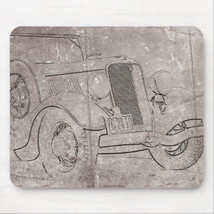 Vintage Auto Mouse Pad