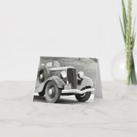 Vintage Auto Note Card