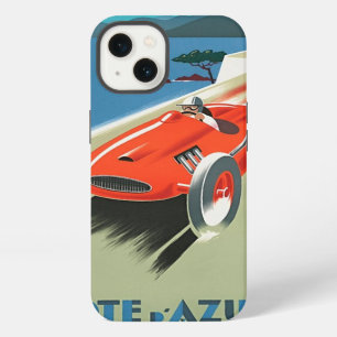 Vintage Auto Racing Cote D'Azur iPhone Case