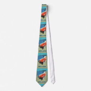 Vintage Auto Racing Tie